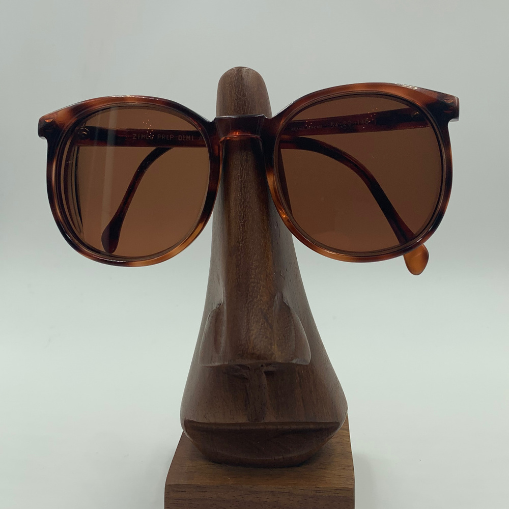 Vintage Zimco Prep Brown Round Sunglasses Macau